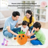 Piano musical interactif en peluche EPT avec détection de rythme, mignonnes poupées sensorielles en forme de fruits et légumes, pour bébés de 0 à 24 mois, Nouveauté 2026, Promotionnelle