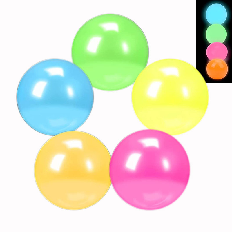 4 Palline Da Golf Fluorescenti Che Si Illuminano Al Buio, Ricaricabili Con La Luce, Morbide E Ad Alte Prestazioni, Verde