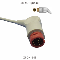 Connecteur médical en cuivre mâle/femelle avec boîtier PC IP60 pour réparation de transducteur de température de câble IBP 230V 30A EMSLIFE ZPCN-601
