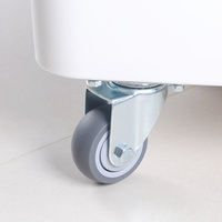 Moderne Multi-fonctionnel PP & PC Rotatif Cuisine Récipient De Stockage Boîte En Plastique Farine Chariot Seau À Riz pour Hôtel Restaurant Utilisant