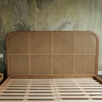 Lit Queen Size pour Enfants en Bois Massif, Design Français Moderne, Luxe, Écologique, Durable, Confortable, Meubles de Maison, Cadre de Lit Queen