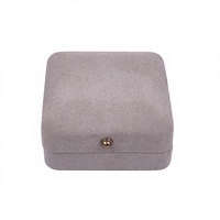 Boîte à bijoux carrée en bois de luxe, faite à la main, pour bagues, pendentifs, bracelets, solution de rangement élégante pour objets de valeur
