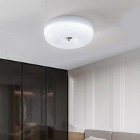 Lampe à beignets en vente chaude style rétro français lumières LED d'intérieur hôtel étude balcon atmosphère fer verre plafond lumière LED