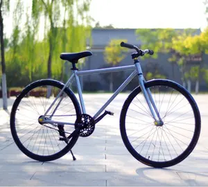 ใหม่ออกแบบเหล็ก700C Fixed Gear Bike Road Racing จักรยานความเร็ว Dead Fly จักรยาน