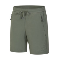 Short de sport unisexe d'été, tissé, uni, taille élastique mi-haute, ample, séchage rapide, imperméable, longueur genou, écologique, pour la course et le marathon