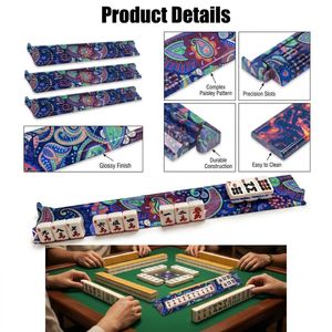 Righello Multifunzionale Portatile Antiscivolo da 175 Pollici con Motivo Floreale Bohemien di Lusso Estremo per Mahjong e Smistamento <span class=keywords><strong>Carte</strong></span> PS Entertainment - Product Image 3