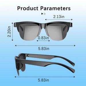 Gafas de Sol Inteligentes con Control Táctil OEM, Marco de PVC, Tipo-C, Traductor IA de 156 Idiomas, Resistentes al Agua IPX4, Audio Inalámbrico - Product Image 3