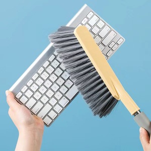 Long Handled Soft Bristle Brush Stainless Steel Telescopic Household Cleaning <b>Bed</b> Sofa Dust Removal Tool Pink Yellow Green - Product Image 3