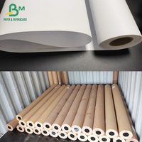 48 "60" 72 "Rollo de papel de plotter de dibujo de gran formato 45gsm 60gsm 70gsm