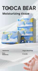 वयस्क 3 प्लाई नरम तौलिए घर का पैक हाथ और मुंह कोमल चेहरे के ऊतक नरम और आरामदायक टिकाऊ - Product Image 2