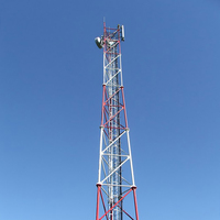 Tour de télécommunication autoportante à 3 pieds, en treillis tubulaire, pour antenne WiFi 3G 4G, 10-50m, en acier galvanisé à chaud AWS