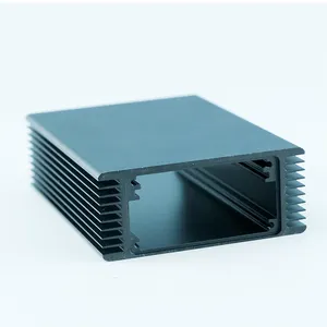 Dongguan Supplier Custom Design Extrusion Aluminum Bar Profiles Enclosure Tube Heat Sink Case