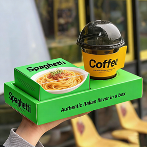 Scatola per <span class=keywords><strong>Pizza</strong></span> Personalizzata in Cartone Ondulato Riciclabile con Laminazione Lucida/Opaca, Rivestimento UV, Goffratura, Imballaggio Pieghevole per Alimenti - Product Image 1