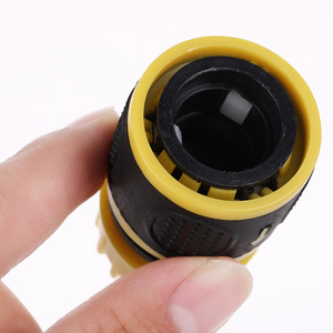 Han Dabang 4 Point Quick Connector 1/2 Inch <b>ABS</b> Yellow Water Hose Fitting For Car Washer - Product Image 2