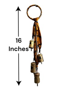 Campana de Viento Decorativa de Metal con Ojo Turco de 16 Pulgadas, Adorno Colgante para Puerta, Protección para el Hogar, Más Vendida - Product Image 5