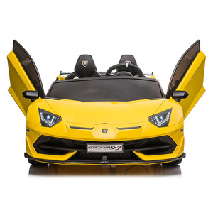 Voiture à pédales pour bébé <span class=keywords><strong>Lamborghini</strong></span> sous licence, voiture jouet avec phares, voitures électriques 24V pour enfants - Product Image 4
