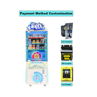 Machine de jeu d'échange de prix d'arcade à monnayeur, distributeur de cadeaux avec agitateur de balles, compatible paiement QR Nayax pour parcs d'attractions