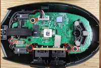 Roue de la souris Joint torique en caoutchouc de silicone/Fabricant personnalisé Pièces de défilement de roue de la souris en silicone