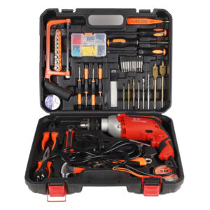 <span class=keywords><strong>BEHAPPY</strong></span>-Juego de herramientas de mano para el hogar, 108 piezas, con taladro eléctrico - Product Image 1