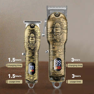 Ensemble <span class=keywords><strong>de</strong></span> tondeuses à cheveux personnalisées, Barbier professionnel sans fil, Machine <span class=keywords><strong>de</strong></span> coupe <span class=keywords><strong>de</strong></span> cheveux, Salon professionnel pour hommes Barbier Barbier - Product Image 5