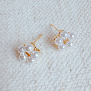 Pendientes de Perlas con Forma de Flor - Product Image 2