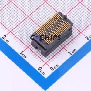 TOLC-110-22-L-Q-A Wire-to-Board Pin Header SMD Connector Vertical Mount 4 1.27mm Phosphor Bronze - Product Image 2