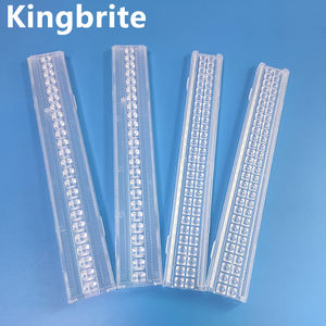 Lente lineal de 280mm de longitud, <span class=keywords><strong>56</strong></span> led, 30, 60, 90 grados, óptica para smd 2835, 3030, 5050, led - Product Image 1