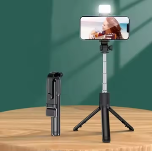 Nieuwe telefoonstandaard statief selfie stick statief live video camera telefoonhouder met afstandsbediening invullicht mini flexibel uittrekbaar - Product Image 4
