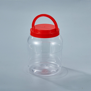 Bocaux en PET à large ouverture avec couvercle à vis <span class=keywords><strong>Geda</strong></span> pour le stockage du sucre, des collations, des biscuits - Bocaux vides et propres - Product Image 1