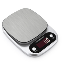 Meilleures ventes 5kg de balances de cuisine électroniques en acier inoxydable Balance de régime alimentaire intelligente