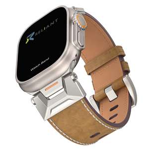 [HIQ] <span class=keywords><strong>Bracelet</strong></span> de ceinture coloré de luxe <span class=keywords><strong>Bracelet</strong></span> de montre intelligente <span class=keywords><strong>Bracelet</strong></span> de montre en cuir pour hommes de 45mm pour <span class=keywords><strong>Apple</strong></span> <span class=keywords><strong>Watch</strong></span> Ultra 49mm (WB1180T) - Product Image 3