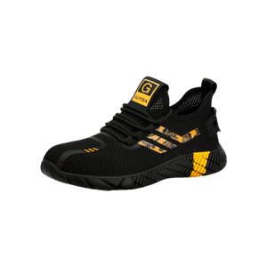 Chaussures de travail légères bottes de sécurité absorbant les chocs chaussures à bout en acier d'entrepôt de plancher d'usine - Product Image 6