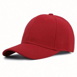 Wholesale Customized Logo Sporty Common Fabric High Quality Unisex Adjustable Baseball Cap for Women Men - Product Image 4