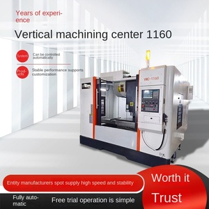 Centro de Mecanizado CNC Vertical Automático de Cuatro Ejes VMC1160 con Sistema de Control GSK, Cono de Husillo BT40, Alta y Media Resistencia - Product Image 1