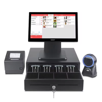 Système de point de vente tout-en-un Kinghe T3 15,6'' avec écran tactile/caisse enregistreuse/machine de caisse