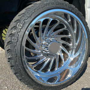 Jantes forgées sur mesure pour camion tout-terrain 4X4 <span class=keywords><strong>6X6</strong></span> 22X12 24X14 26X14 26X16 5X127 5X139.7 6X135 6X139.7 8X165.1 8X170 8X180 <span class=keywords><strong>Ford</strong></span> F550 XL - Product Image 2