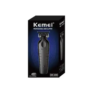 Kemei Km2299 Haarschneider Haaraufladbarer schnurloser Haartrimmer Usb Schnellladbar Barbiermaschine Klingentrimmer für Herren