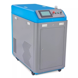 เครื่องทำความสะอาดด้วยเลเซอร์แบบมือถือ กำลังไฟ 1500w 2000w 3000w สำหรับกำจัดสนิม สี และคราบน้ำมัน เครื่องทำความสะอาดแบบพกพา - Product Image 1