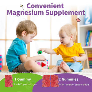 Gummies menenangkan bebas gula dengan l-theanine Vitamin B6 Vitamin D untuk peningkatan memori sehat dukungan imun tidur untuk anak-anak dan dewasa - Product Image 2