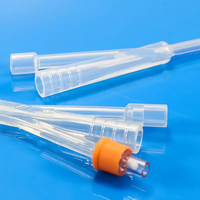 Cathéter urinaire vétérinaire jetable transparent en PVC d'asepsie cathéter urinaire doux pour animaux de compagnie pour chien chat