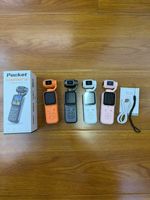 Caméra portable haute définition HJD09, caméra de poche pour vlog avec fonction pan-tilt, caméra portable pour les voyages et les activités de plein air
