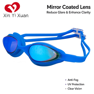 Lunettes de natation anti-buée en silicone Xinyixuan, réglables et confortables, pour hommes et femmes, pour l'entraînement en piscine - Product Image 3