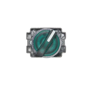 YB2-BK2765(XB2-BK2765) N/O + N/C chất lượng cao 2 vị trí tự khóa tay cầm ngắn nút chuyển đổi chọn lọc hợp kim kẽm 600V - Product Image 4