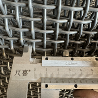 Maille de tamis vibrant en acier 65Mn, résistante à l'usure, tissée, pour mines, carrières, charbon, sable, agrégats, vente en gros, découpe sur mesure des bords à crochet
