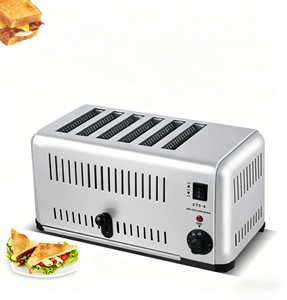 <span class=keywords><strong>Tostadora</strong></span> Comercial Económica para Desayunos, 6 Rebanadas, Tostado Ajustable, para Pequeños Restaurantes - Product Image 1