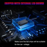 Nouvelle vente directe d'usine RDH Light Japon Malaisie Australie Système d'éclairage automobile 40W S8 Phare à lentille de projecteur LED de 2,5 pouces