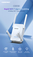 Comfast 3600 Mbps Routeur universel compatible Amplificateur de signal Répéteur WiFi Extenseur de portée WiFi