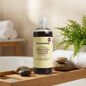 Champú de Aceite de Ricino Negro Jamaicano, Fortalece y Repara con Manteca de Karité, Menta y Vinagre para Cabello Seco - Product Image 1