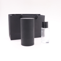 Bouteille de parfum vide de luxe de 30ml 50ml 100ml Bouteille de parfum scellée à bouchon à vis rond transparent Bouteille de parfum de 50ml