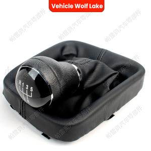 หัวเกียร์หนัง Volkswagen 5 สปีด แบบ Ergonomic สำหรับ Passat B7 Golf - Product Image 3